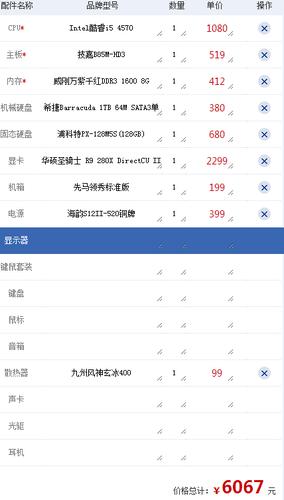 单买一个电脑主机多少钱图标