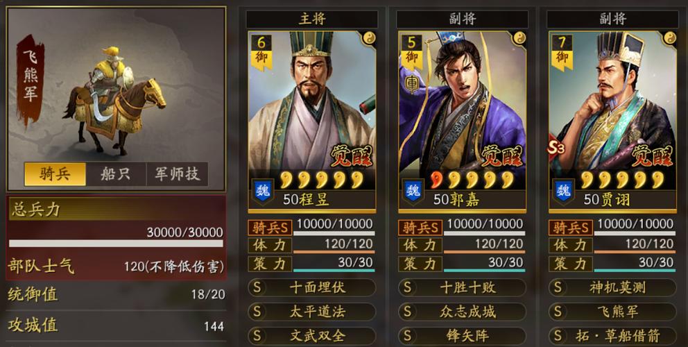 三国志战略版郭嘉t0阵容缩略图