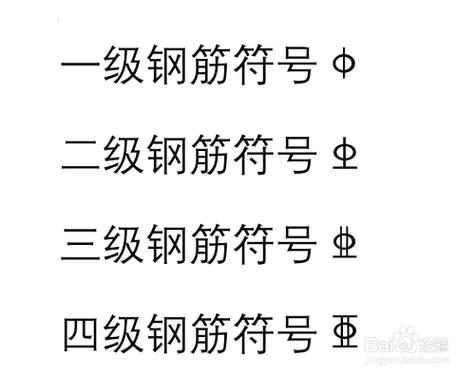钢筋字体符号缩略图