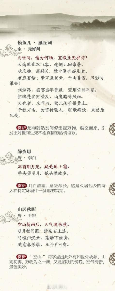 古代诗词中的诗意缩略图
