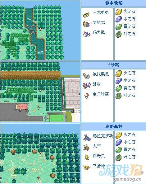 口袋妖怪黑白神兽分布缩略图
