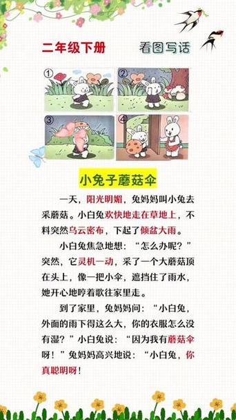 小白兔采蘑菇遇到大灰狼的故事缩略图