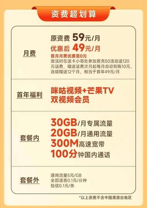 移动套餐59可以降套餐吗缩略图