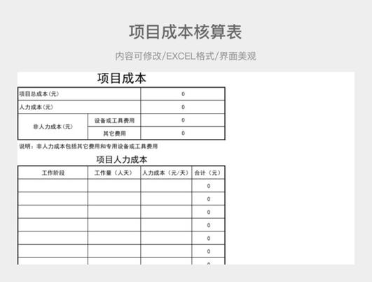 核算项目包括哪些游戏截图