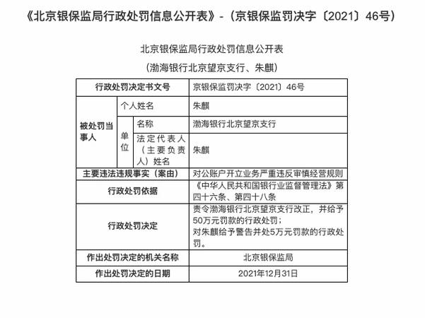 渤海银行对公账户缩略图