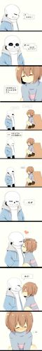 传说之下sans和frisk图片缩略图