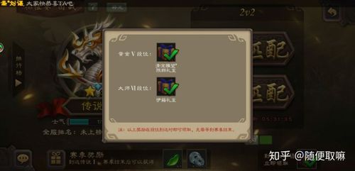 三国杀2v2排位等级段位表缩略图