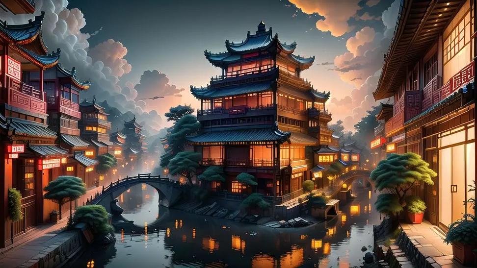 我的世界建筑古风楼阁游戏截图