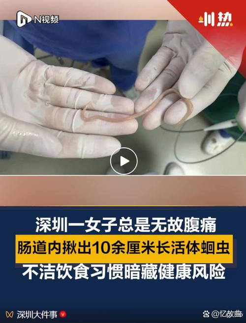 寄生虫从屁股进入女性肚子寄生的小缩略图
