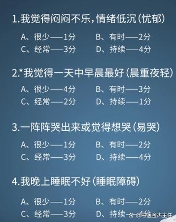 免费检测抑郁症的官方测试缩略图