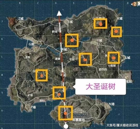 和平精英圣诞树分布缩略图