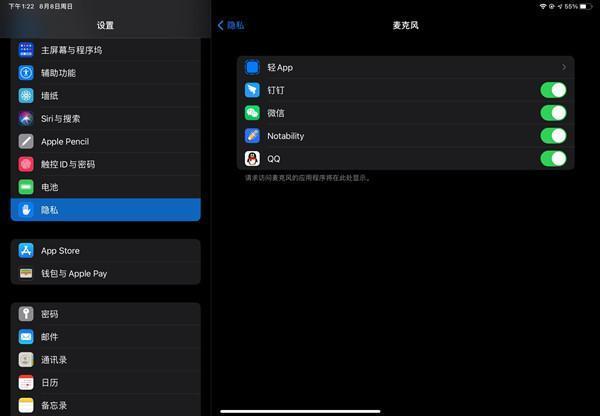 ipad打开麦克风权限游戏截图