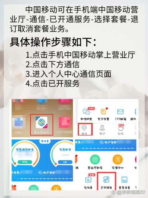 怎样退订移动套餐业务缩略图