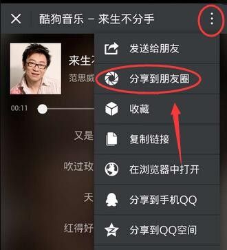 音乐相册分享到朋友圈缩略图