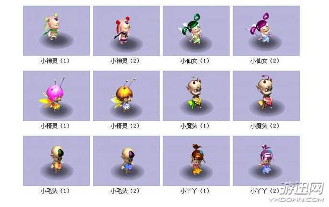 梦幻西游手游人物角色缩略图