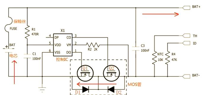 12v锂电池保护板电路图缩略图
