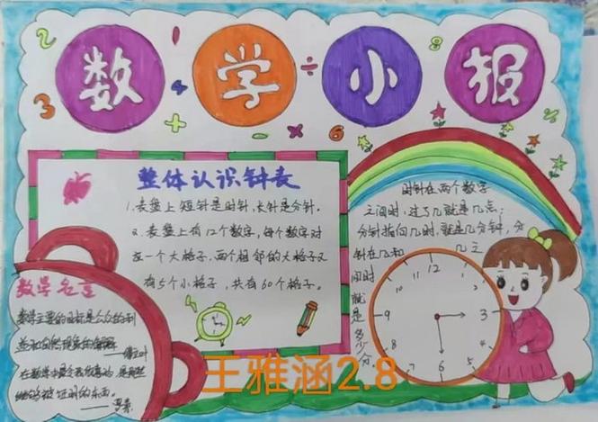 数学二年级手抄报缩略图