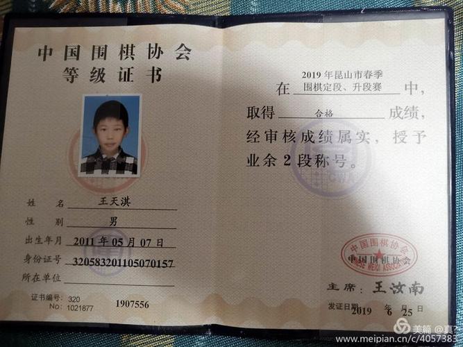 中国围棋协会等级证书有用吗缩略图
