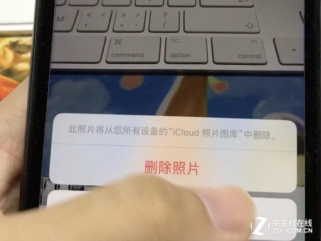 苹果相册照片无法删除缩略图