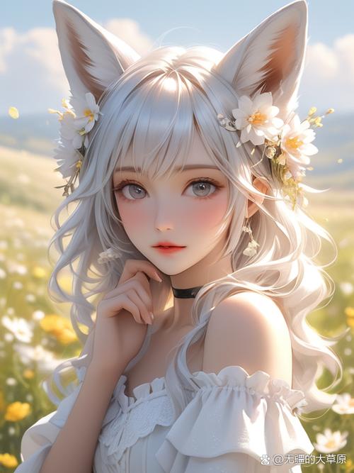狐系美女参半图标