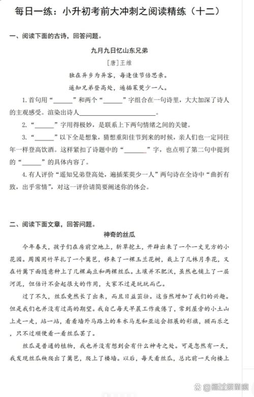 阅读理解题及答案游戏截图