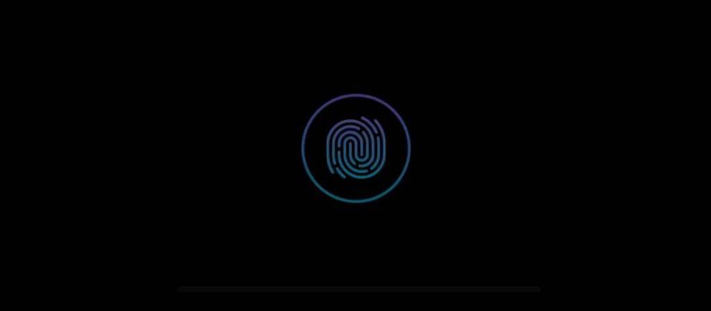 锁屏显示指纹缩略图