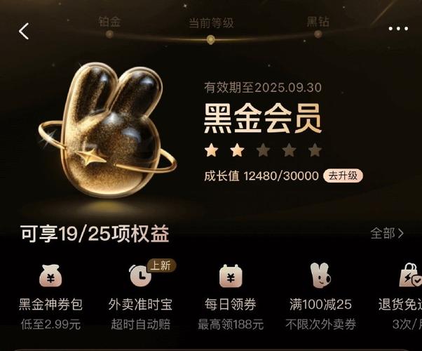 美团外卖的会员缩略图