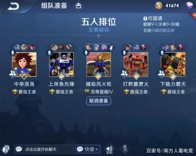 王者荣耀组队缩略图