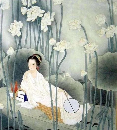 李清照花飞花落图标