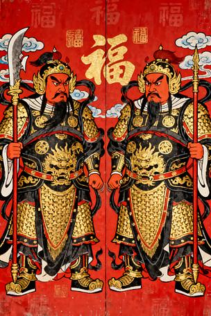 门神掉了一块是吉兆吗