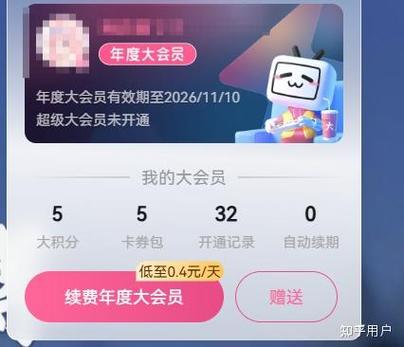 bilibili超级大会员和大会员区别游戏截图