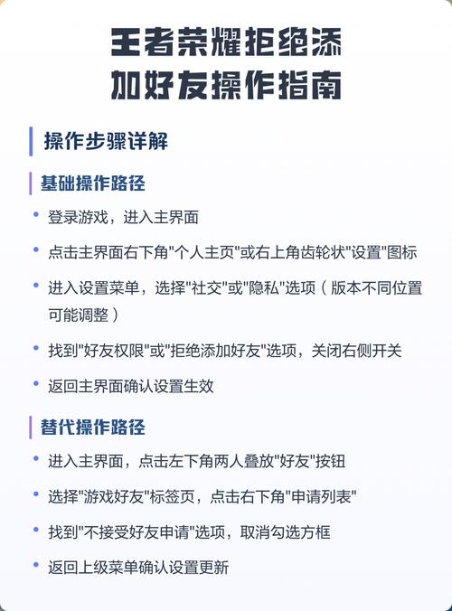 王者荣耀怎么解除拒绝加好友设置游戏截图