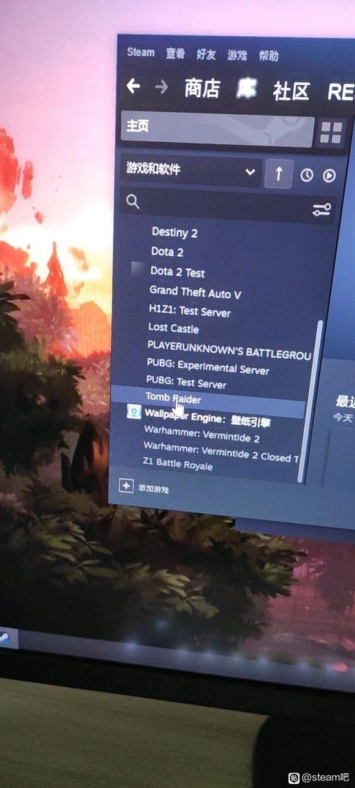 系统重装后Steam游戏缩略图