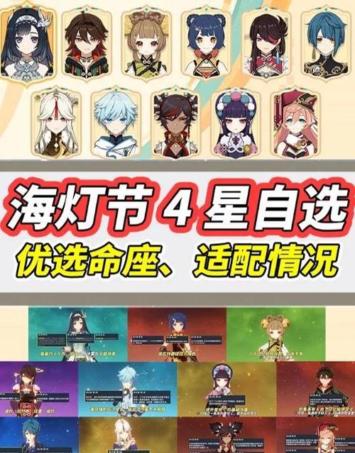 2023原神必练四星角色缩略图