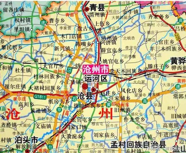 河北地图交通图缩略图