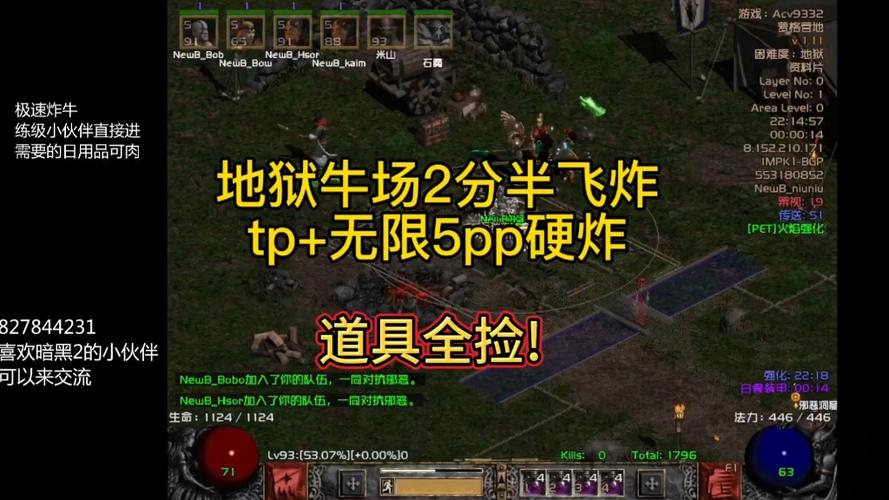 暗黑2 噩梦 牛场游戏截图