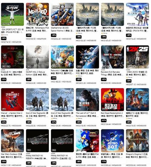 ps4都有哪些游戏缩略图