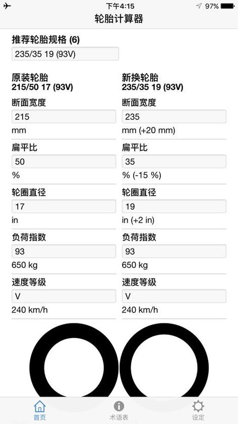 轮胎计算器缩略图