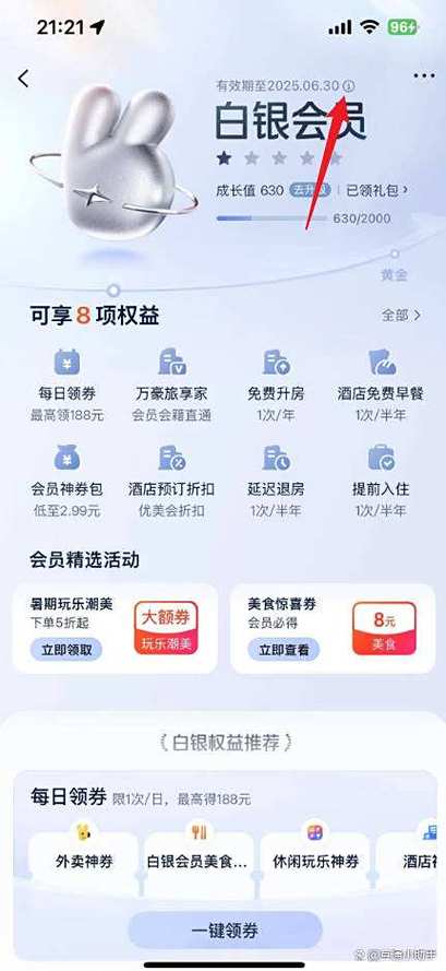 美团会员等级划分标准缩略图