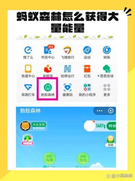 蚂蚁森林能量兑换方式图标