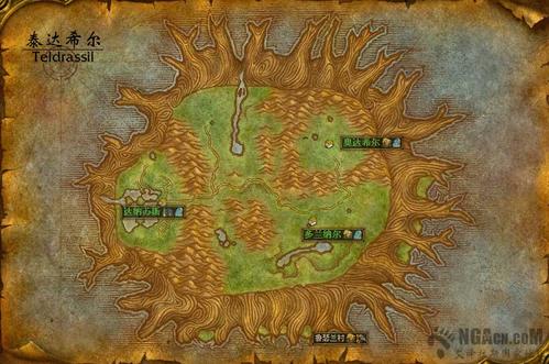 魔兽世界大地图显示全部任务游戏截图