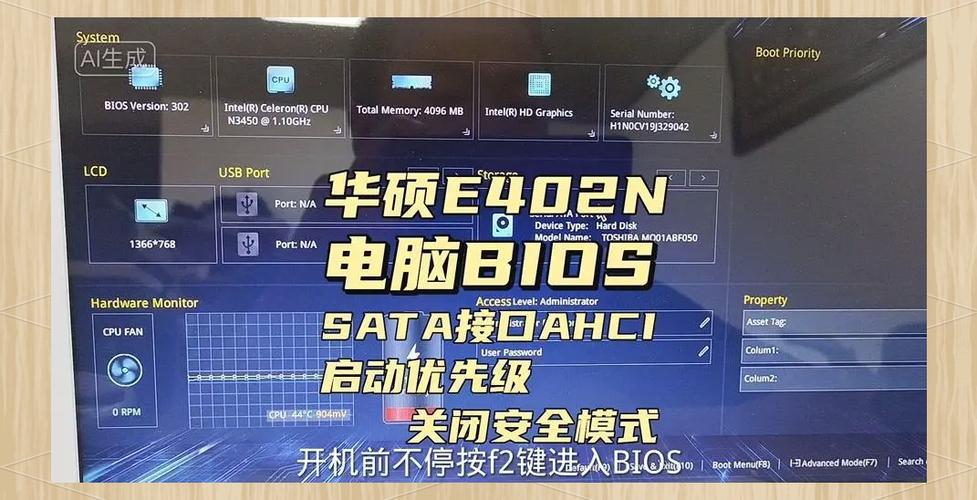 华硕bios怎么设置第一启动项缩略图