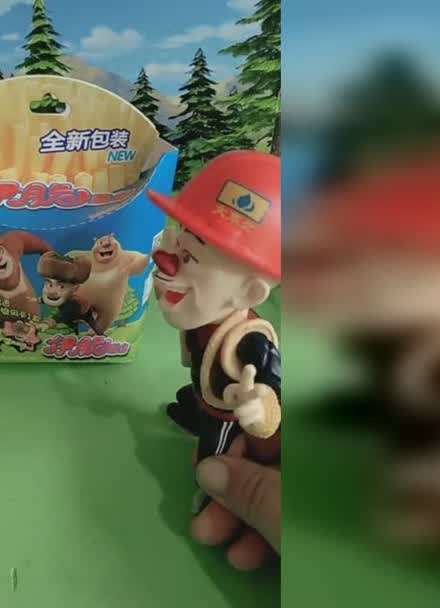熊出没食玩光头强玩具薯条