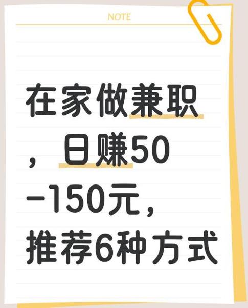 周末赚钱的兼职工作缩略图