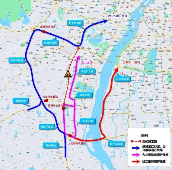 南昌市区地图全图缩略图