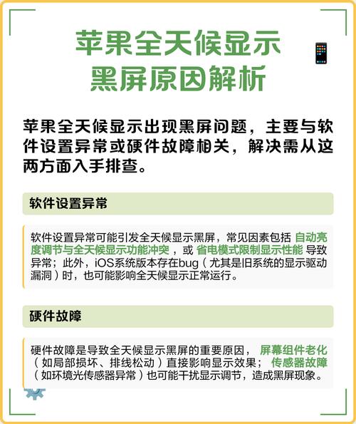 苹果全天候显示为什么会黑屏缩略图