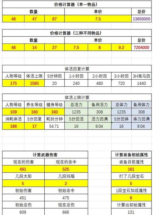 梦幻西游计算器在线计算缩略图