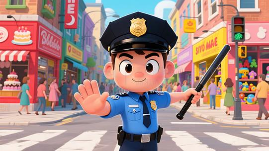 动画片警察动画片游戏截图