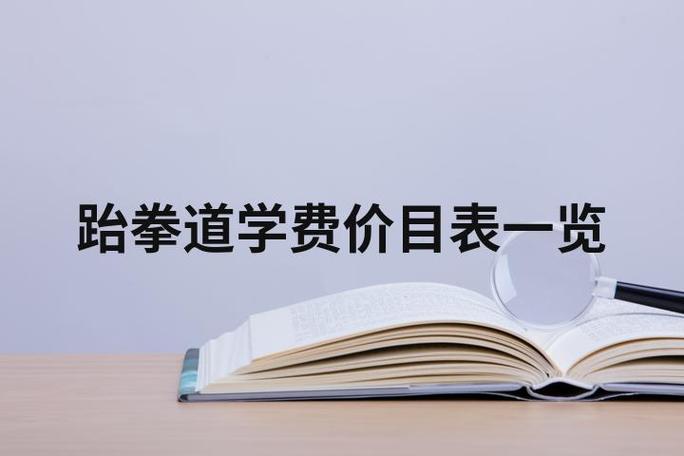 跆拳道学费价目表缩略图