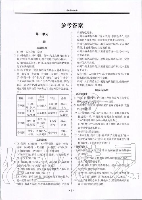 2019同步跟踪答案缩略图